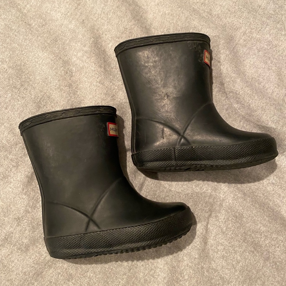 Black Hunter Boots Toddler- see descrip for size